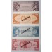 DOMINICAN REPUBLIC 1964 . ONE 1 - ONE THOUSAND 1,000 PESOS BANKNOTES . SPECIMEN